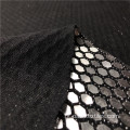 Hot Selling Personalizar lantejoulas de malha sólida malha coreana lurex preto prata com tecido de lantejoulas